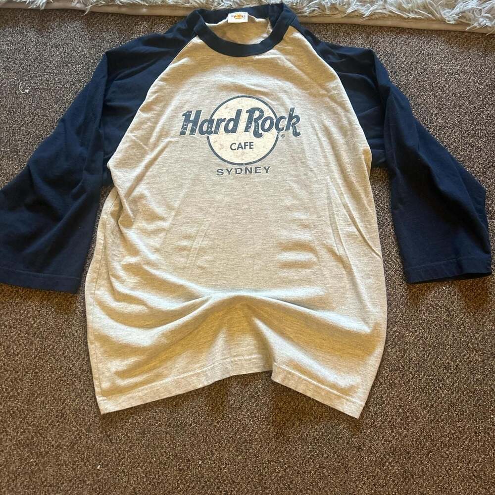 Hard Rock Cafe Sydney Baseball Tee - Men's Large